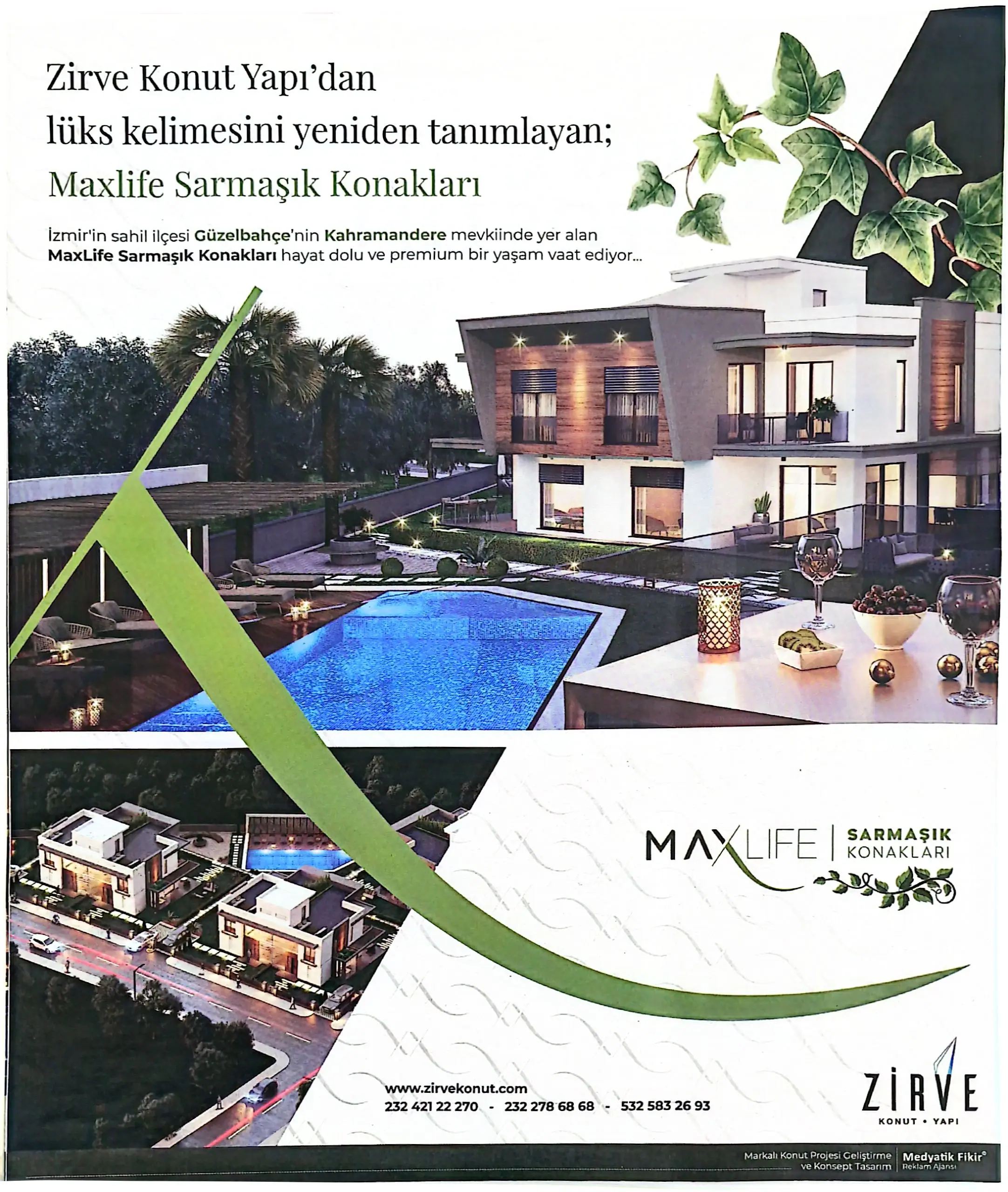 Hürriyet Ege: Hem Otantik Hem Organik — MaxLife Sarmaşık Konakları Lansmanı — MaxLife Sarmaşık Konakları Lansman ve Mimari Konsept Tanıtımı