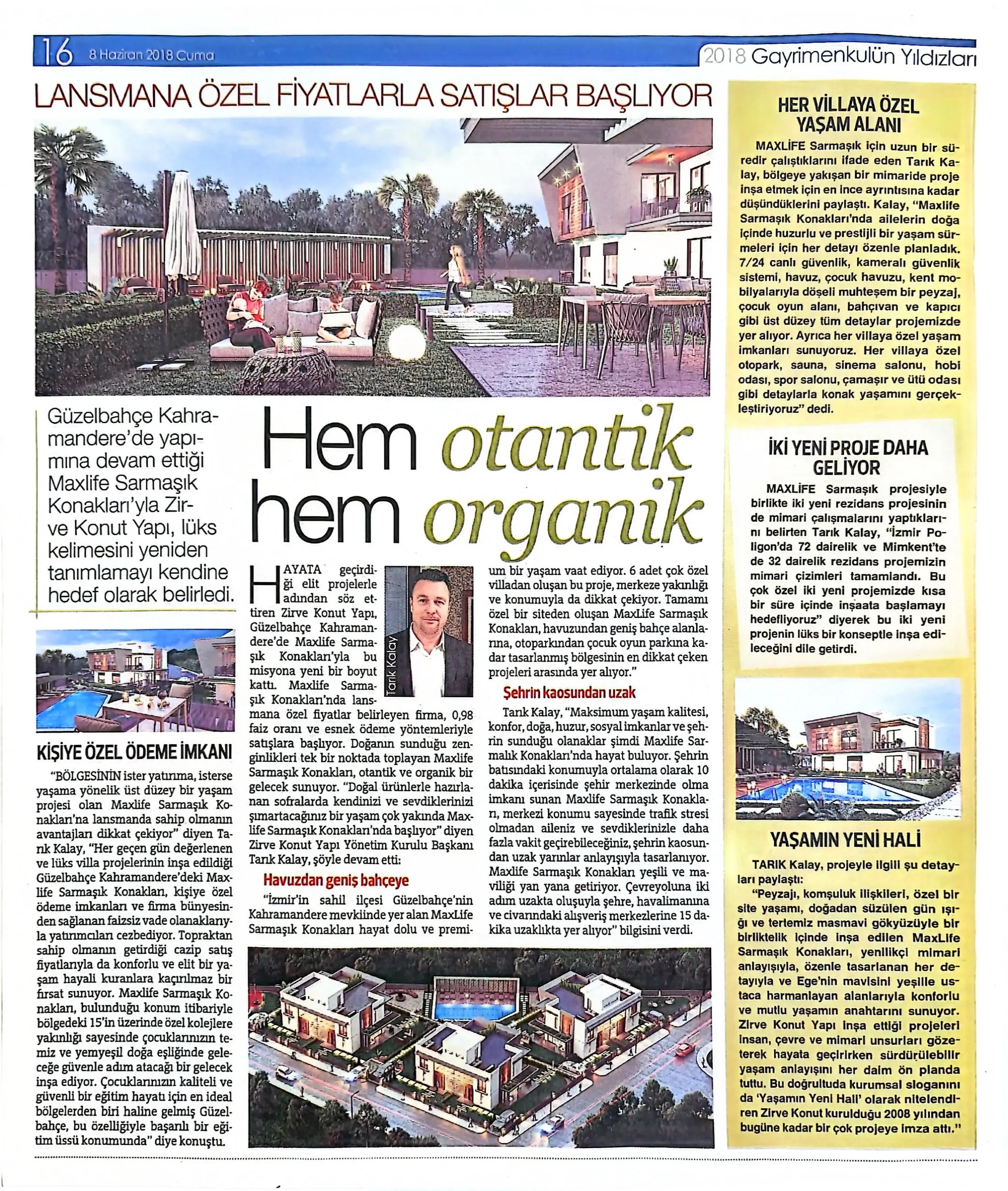 Hürriyet Ege: Hem Otantik Hem Organik — MaxLife Sarmaşık Konakları Lansmanı